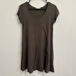 Olive Green Socialite Shift Dress